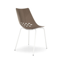 Modern metal chair Connubia by Calligaris Jam.