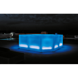 Luminous bar counter Nova