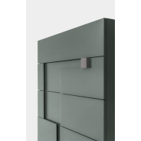 Commode moderne 5 tiroirs Logos avec décoration métallique Pianca