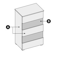 Spot 6-drawer dresser Imab Group