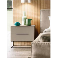 3-drawer dresser with metal frame Minerva Imab Group