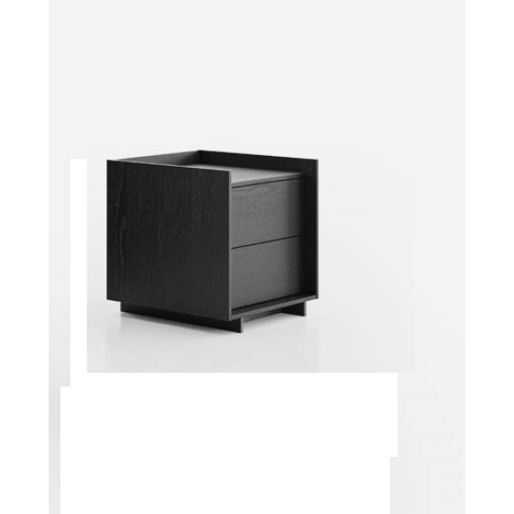 Essential Kyoto 2-drawer bedside table by Pianca