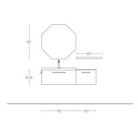 Composition C.04 Home Plus moderne pour salle de bains ArBi Bathroom