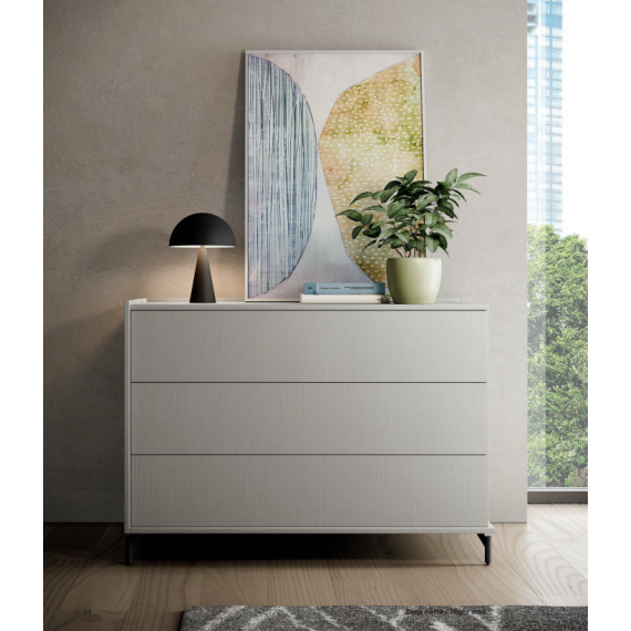 Modern 3-drawer dresser with asymmetric structure Colombini Casa Bold