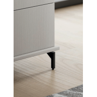 Modern 3-drawer dresser with asymmetric structure Colombini Casa Bold