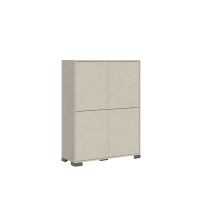 High sideboard with 4 doors Lumina cashmere