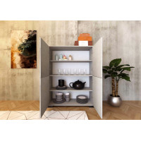 Credenza alta 4 ante Lumina cashmere