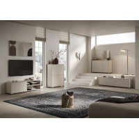 High sideboard with 4 doors Lumina cashmere