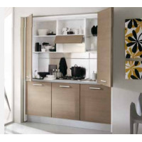 185cm Shell monoblock kitchen by Artec Colombini Casa complete with appliances.