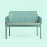 Net Bench Outdoor-Sofa, leicht und kompakt aus Polypropylen-Fiberglas von Nardi Outdoor.