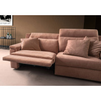 Swing Bent sofa with enveloping backrest by Samoa