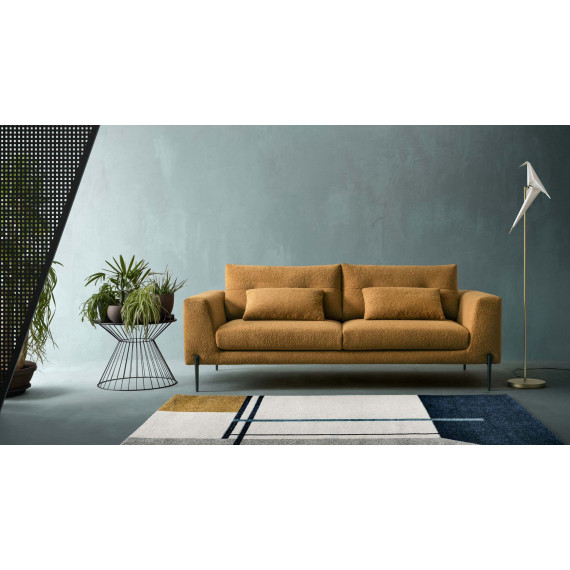 Design sofa with feather back cushions Dafne by Samoa