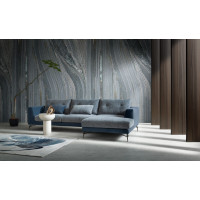 Design sofa with feather back cushions Dafne by Samoa
