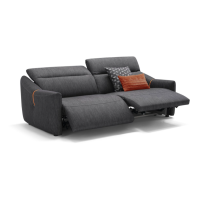 Fixed or electric reclining sofa Ego Italiano Pacha