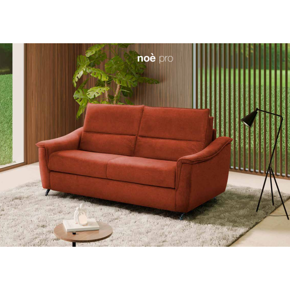 Zweisitzer-Schlafsofa Maxi Noè Promo Cube Rot