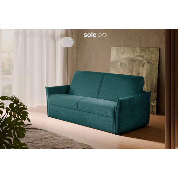Canapé-lit 2 places Maxi déhoussable Sole Promo Cube Rouge