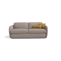 Sofa bed with narrow armrests and generous shapes Moon Dienne