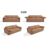 Sofa bed with movable armrest Cloud Dienne