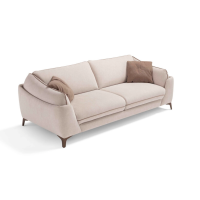 Removable fabric sofa bed with high legs Dune Dienne