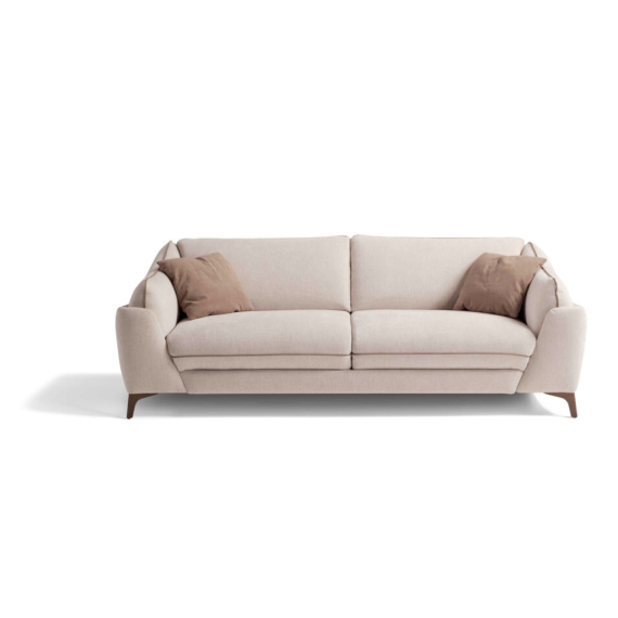 Removable fabric sofa bed with high legs Dune Dienne