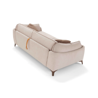 Removable fabric sofa bed with high legs Dune Dienne