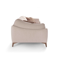 Removable fabric sofa bed with high legs Dune Dienne