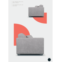 Sofa bed with mattress H17 Tokyo Promo by Dienne Salotti