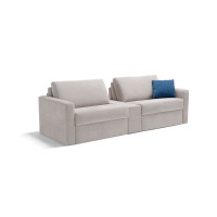 Convertible single or double sofa bed Rotterdam by Dienne Salotti.