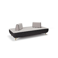 Modulares Sofa mit beweglichen Rückenlehnen Ermes Cubo Rot