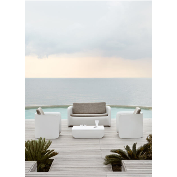 Outdoor two-seater sofa Nova S made in Italy by MyYour Design.