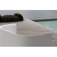 Poltrona da giardino Nova dal design lineare e semplice in poleasy MyYour Design