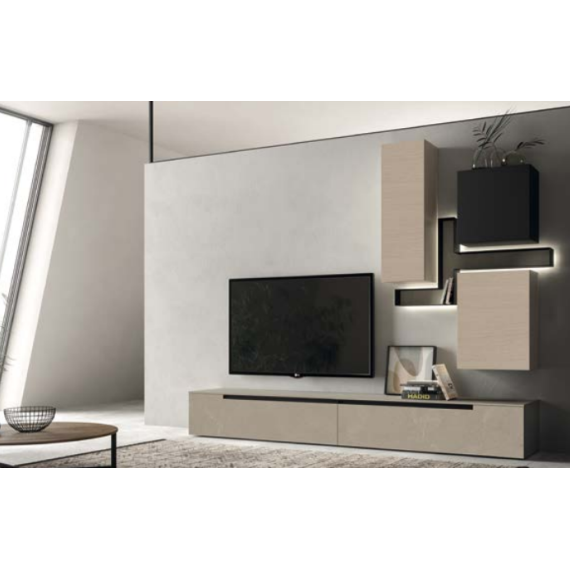 Elegant equipped wall unit Tomasella Tom 7