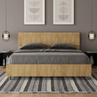 Double bed with storage and inclined headboard Itamoby - Demas