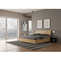 Double bed with storage and inclined headboard Itamoby - Demas