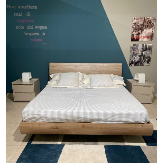 Cama matrimonial con cabecera curva fija Miraggio Colombini Casa