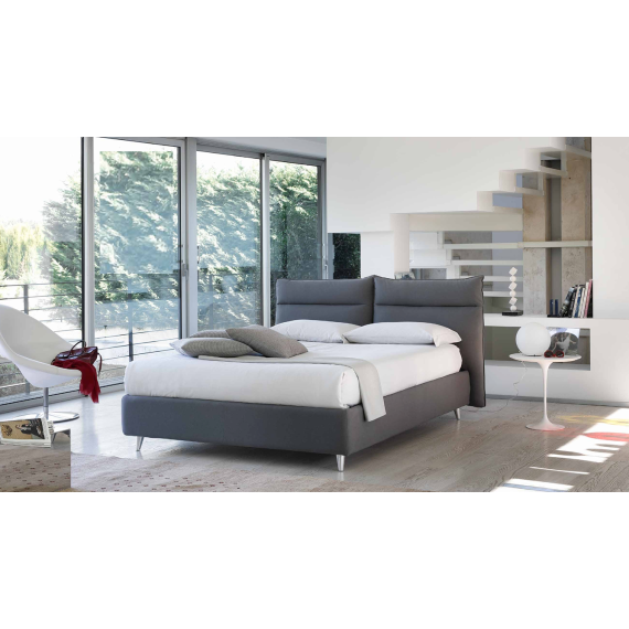 Upholstered double bed Cefalù Noctis