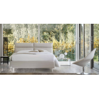 Upholstered double bed Cefalù Noctis