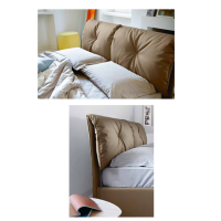 Upholstered double bed Portofino Noctis