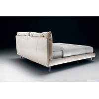 Upholstered double bed Topazio Levante by Bontempi Casa