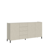 Sideboard 3 doors 4 drawers Solaria cashmere