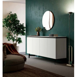 Credenza madia base bassa 5 ante e 1 cassetto L. 200 cm in legno -  Complementi Complementi d'arredo Credenze Devina nais - Af Interni Shop