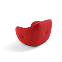 Modern fixed armchair in Ego Italiano Bebop fabric.