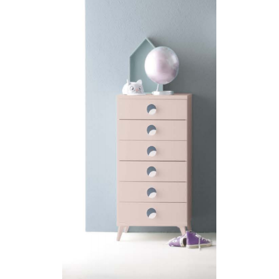 Modern six-drawer chest Colombini Casa