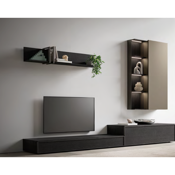 Modern living room wall unit - SKT26 Tomasella