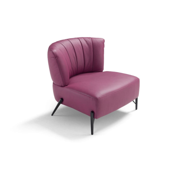 Fixed armchair in fabric or leather Bluma Ego Italiano