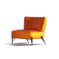 Fixed armchair in fabric or leather Bluma Ego Italiano