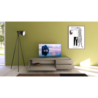 Porta Tv 1 anta ribalta e 2 cassetti Solaria cashmere