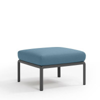 Outdoor Komodo pouf in polypropylene with Nardi cushion