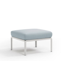 Outdoor Komodo pouf in polypropylene with Nardi cushion