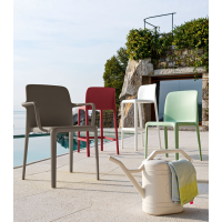 Silla monobloque de polipropileno Connubia by Calligaris Bayo